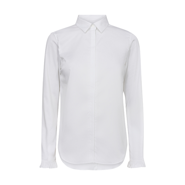Mos Mosh MMMattie Flip Skjorte - White - Butik VIVI