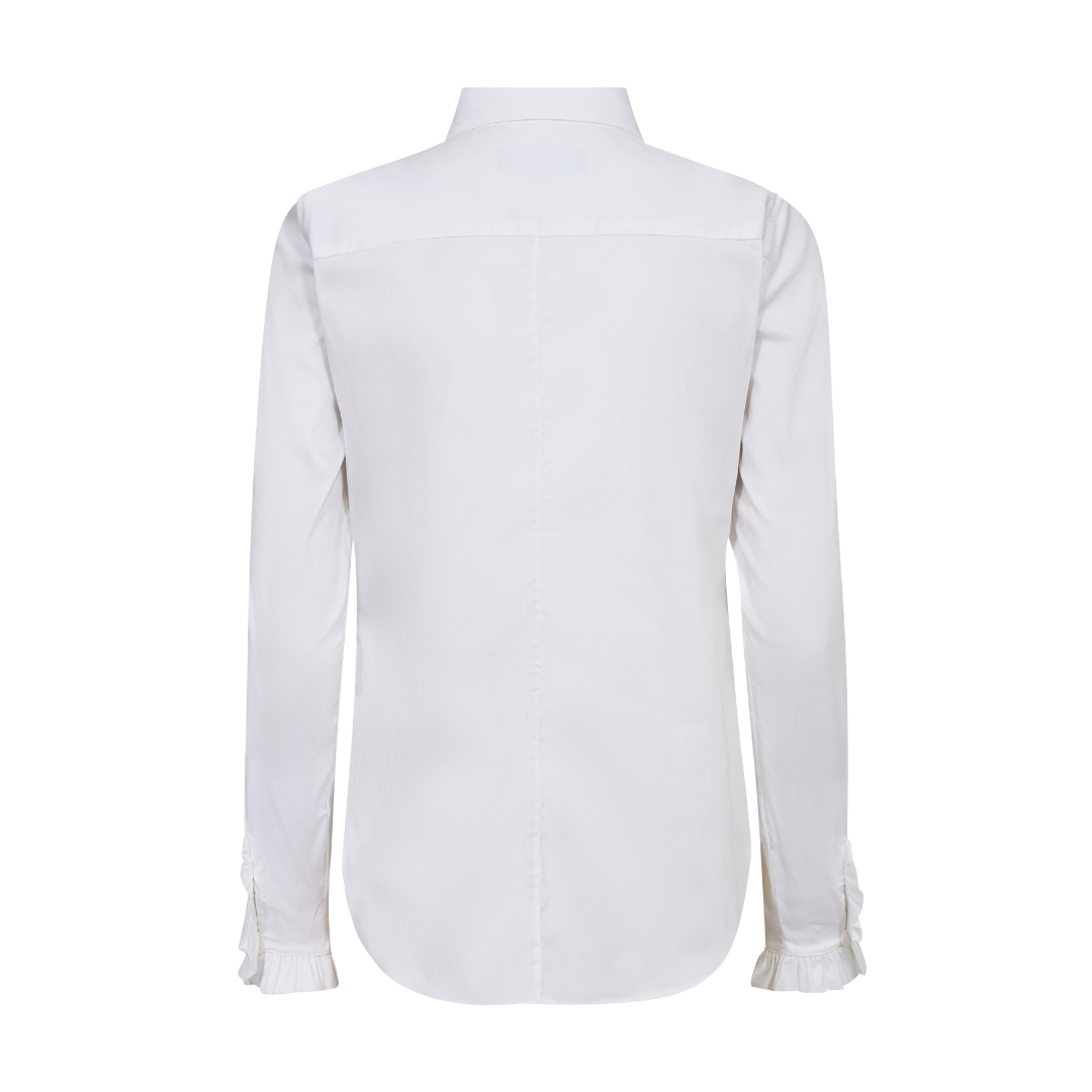 Mos Mosh MMMattie Flip Skjorte - White - Butik VIVI