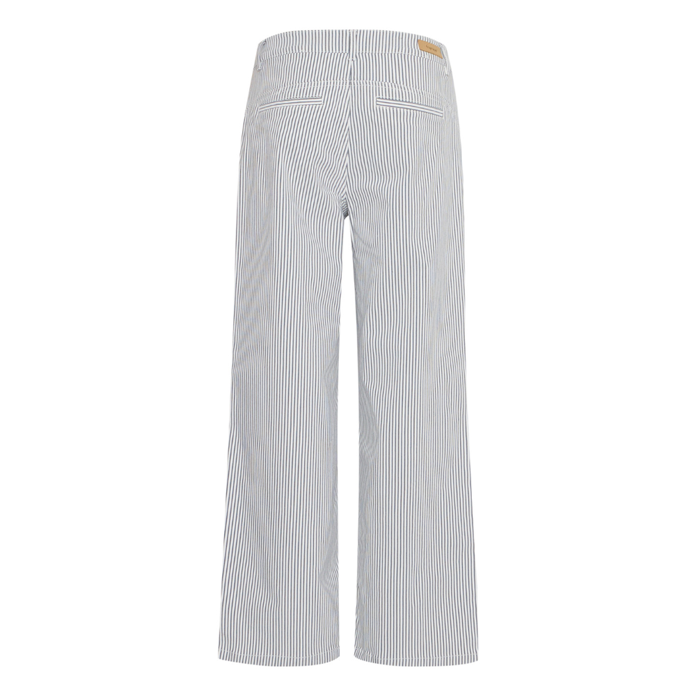 Fransa FRENA TESSA PA 2 Bukser - BIRCH W. NAVY BLAZER STRIPE - Butik VIVI