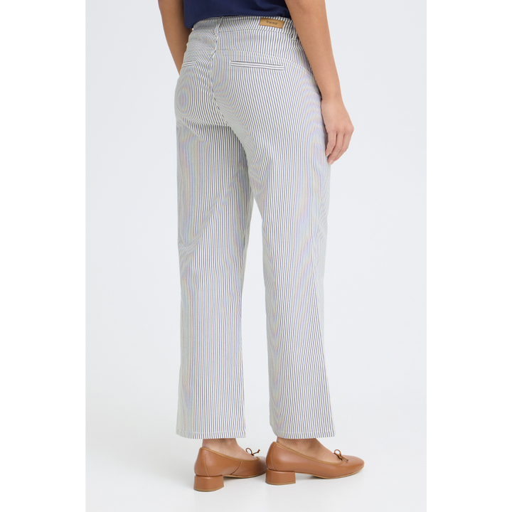 Fransa FRENA TESSA PA 2 Bukser - BIRCH W. NAVY BLAZER STRIPE - Butik VIVI