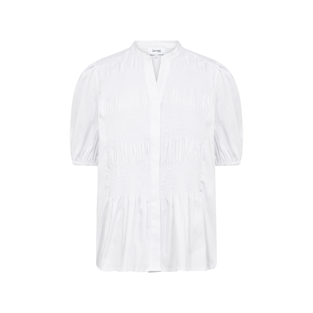 Levete Room LR-ISLA Solid 137 Skjorte - White - Butik VIVI