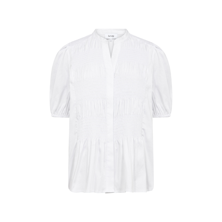 Levete Room LR-ISLA Solid 137 Skjorte - White - Butik VIVI
