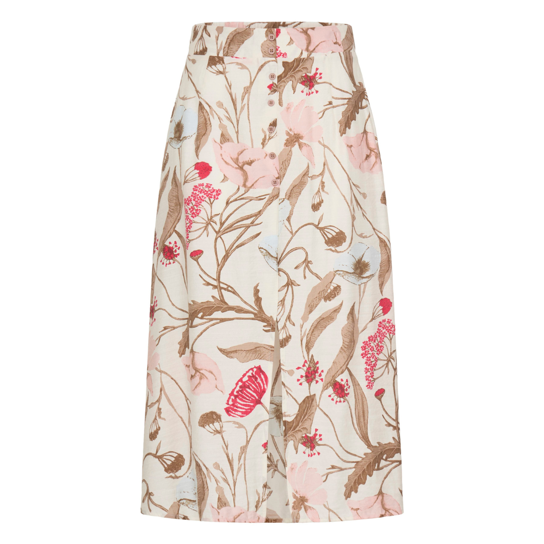 Fransa FRARIANA SK 2 Nederdel - Savannah Floral - Butik VIVI