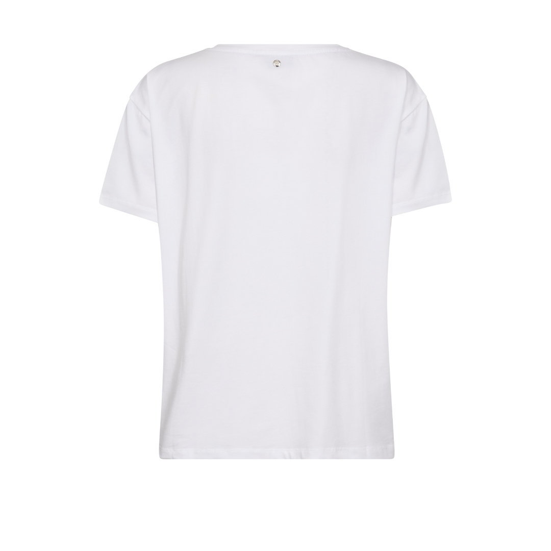 Mos Mosh MMJudd O-SS Tee T-Shirt - White - Butik VIVI