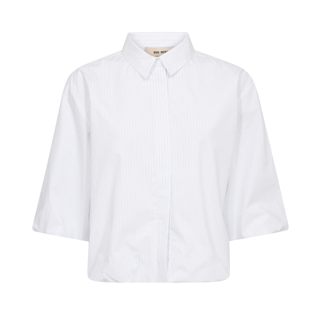 Mos Mosh MMMaxime Nylah Skjorte - Bright White