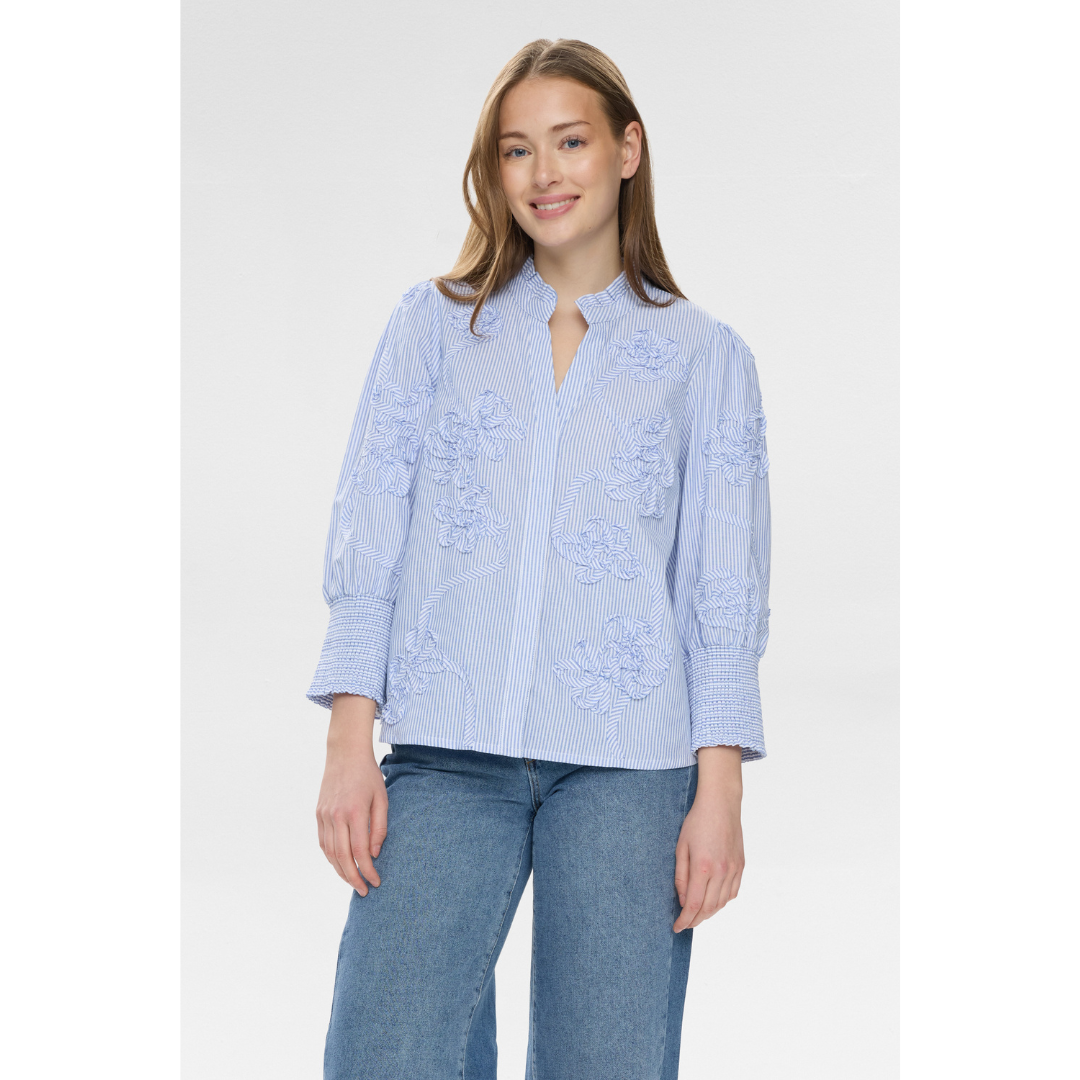 Nümph NUEMELIA Skjorte - Placid Blue - Butik VIVI