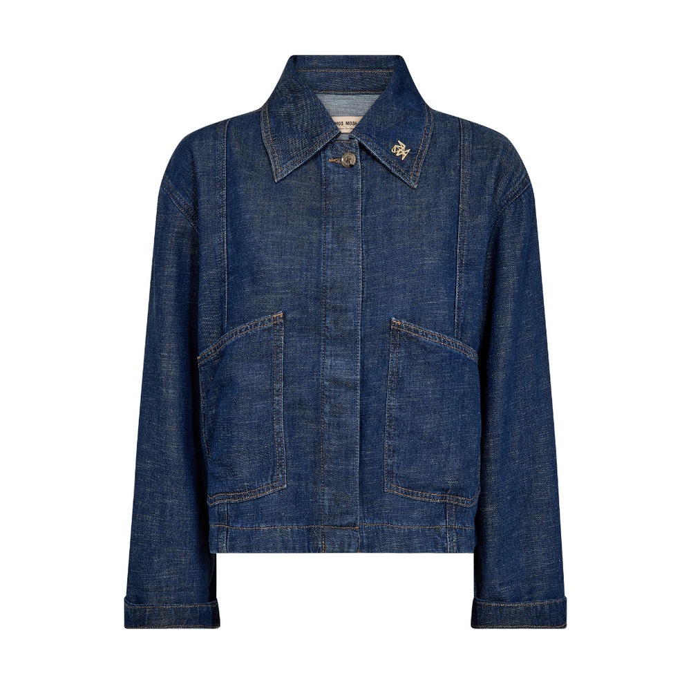 Mos Mosh MMEyla Arge Jakke - Dark Blue - Butik VIVI