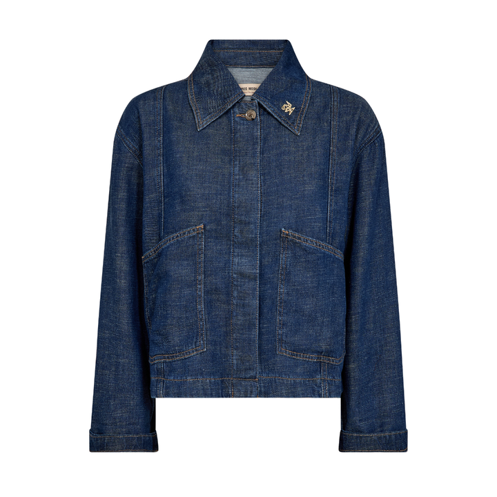 Mos Mosh MMEyla Arge Jakke - Dark Blue - Butik VIVI