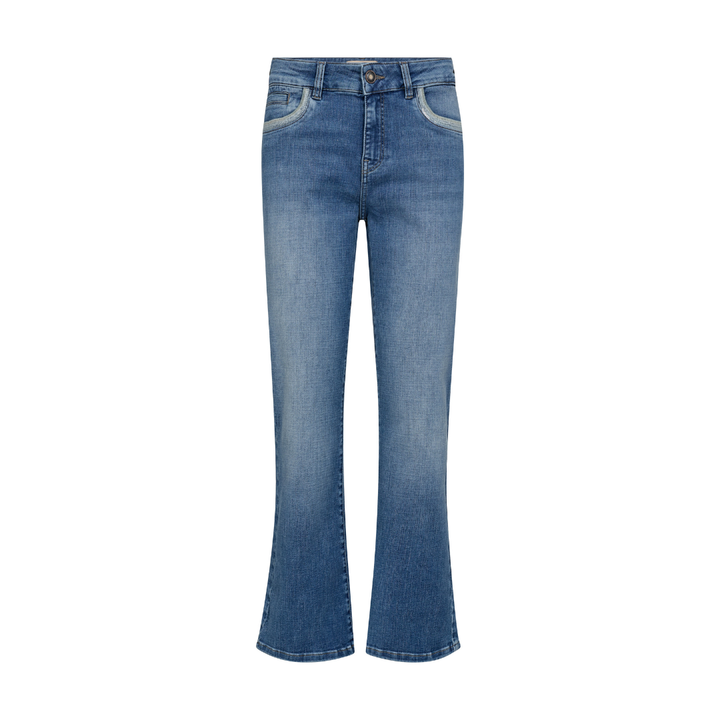 Mos Mosh MMCecilia Perla Jeans - Mid Blue, 30' - Butik VIVI