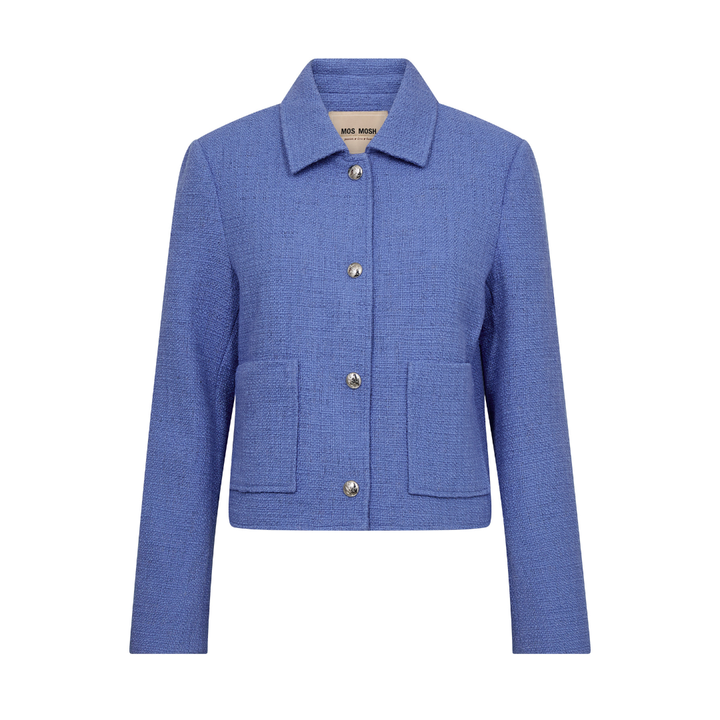 Mos Mosh MMNilsa Bobb Jakke - Ultramarine - Butik VIVI