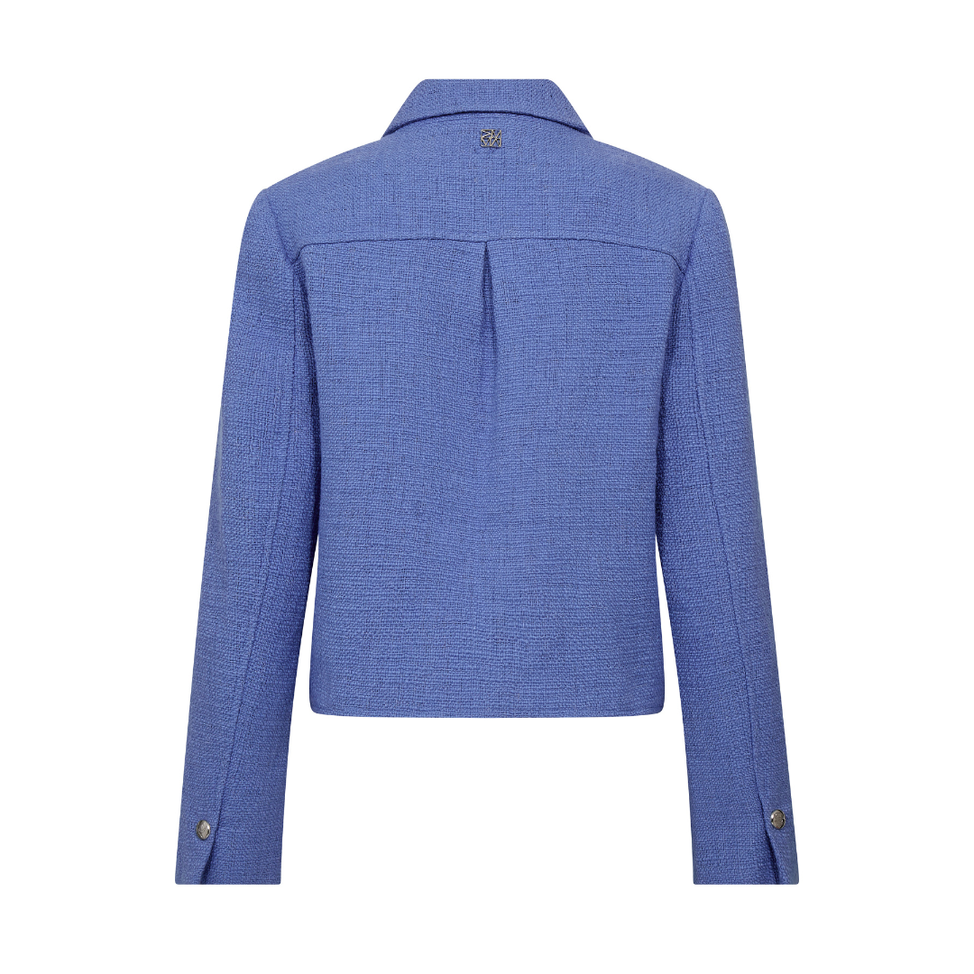 Mos Mosh MMNilsa Bobb Jakke - Ultramarine - Butik VIVI