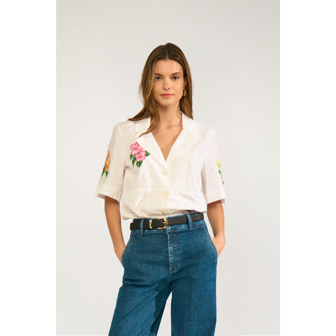 Nümph NUMAIA Skjorte - Bright White - Butik VIVI