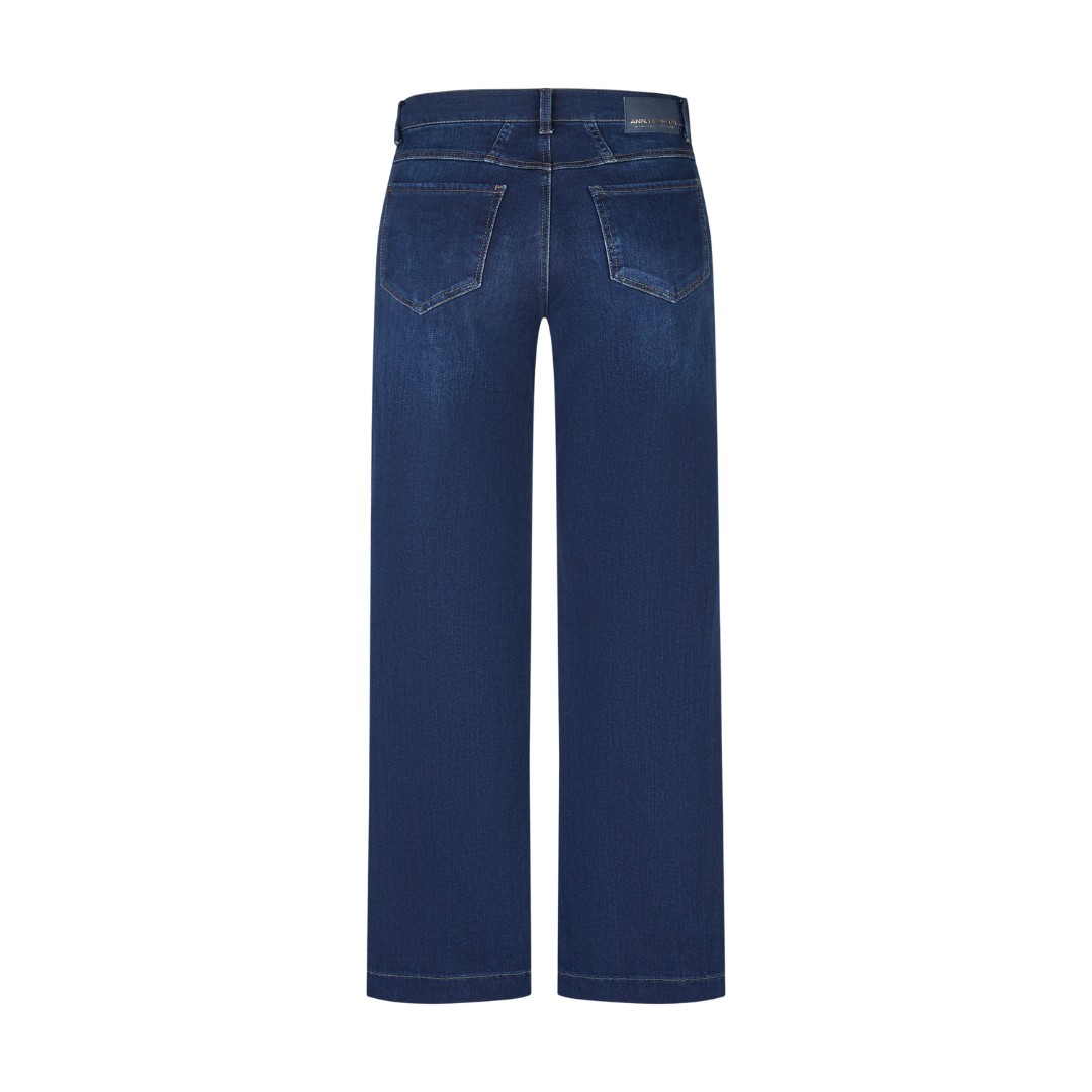 Anna Montana 6652 MILA WIDE FIT TORONTO Jeans - Ink Blue Used - Butik VIVI