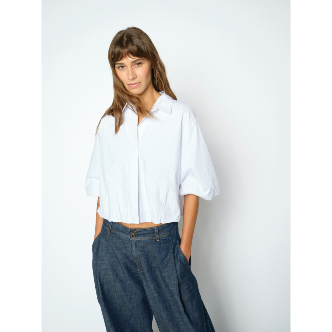 Mos Mosh MMMaxime Nylah Skjorte - Bright White