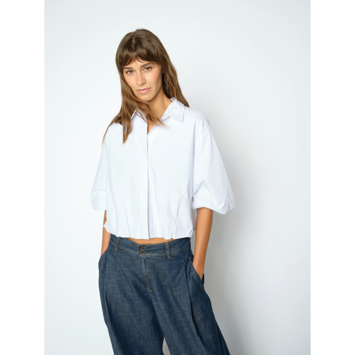 Mos Mosh MMMaxime Nylah Skjorte - Bright White