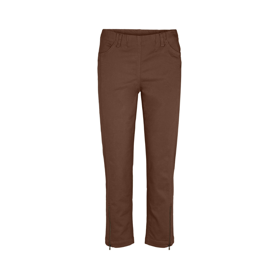 Laurie Piper Regular CL Bukser - Downtown Brown