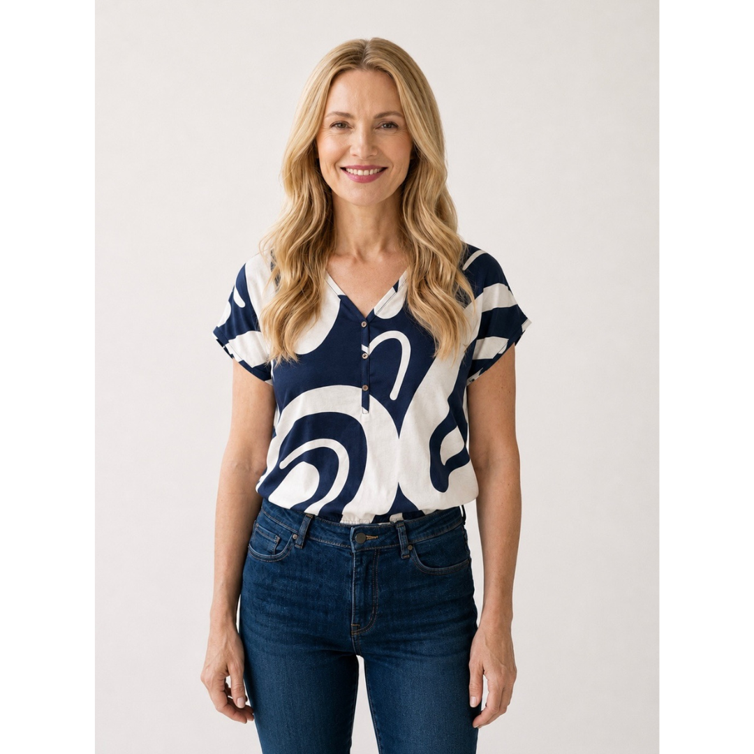 Luzzo Liva Bluse - Print 11 - Butik VIVI
