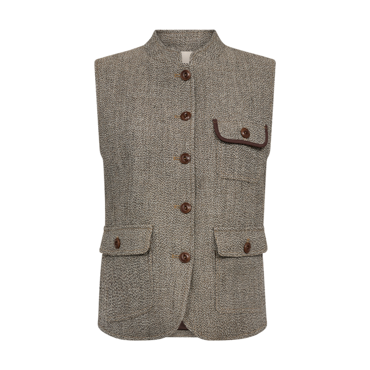 Mos Mosh MMAbigail Utah Vest - Dark Camel