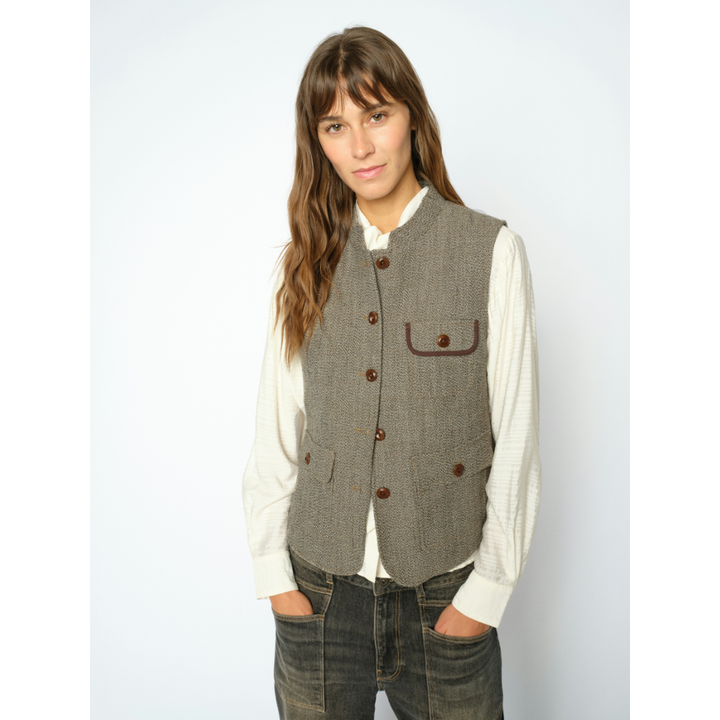 Mos Mosh MMAbigail Utah Vest - Dark Camel