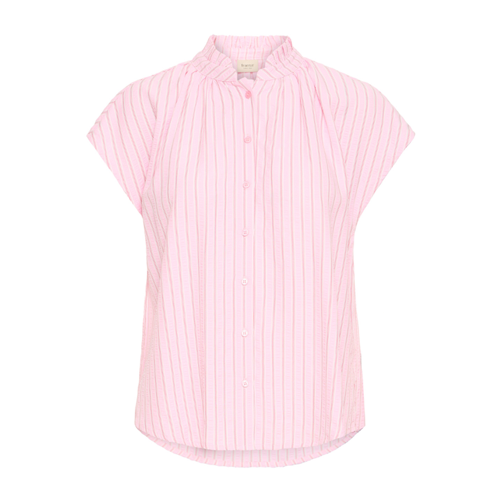 Fransa FRSTARLA SH 1 Skjorte - Pink Red White Stripe - Butik VIVI