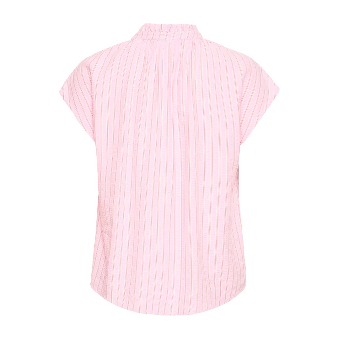 Fransa FRSTARLA SH 1 Skjorte - Pink Red White Stripe - Butik VIVI