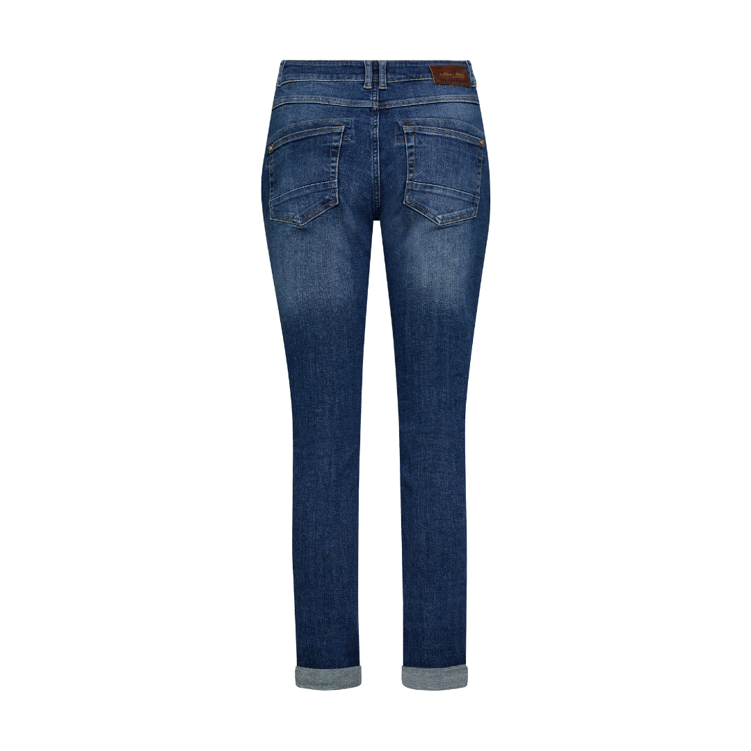 Mos Mosh MMNaomi Ricamo Jeans- Mid Blue, Regular