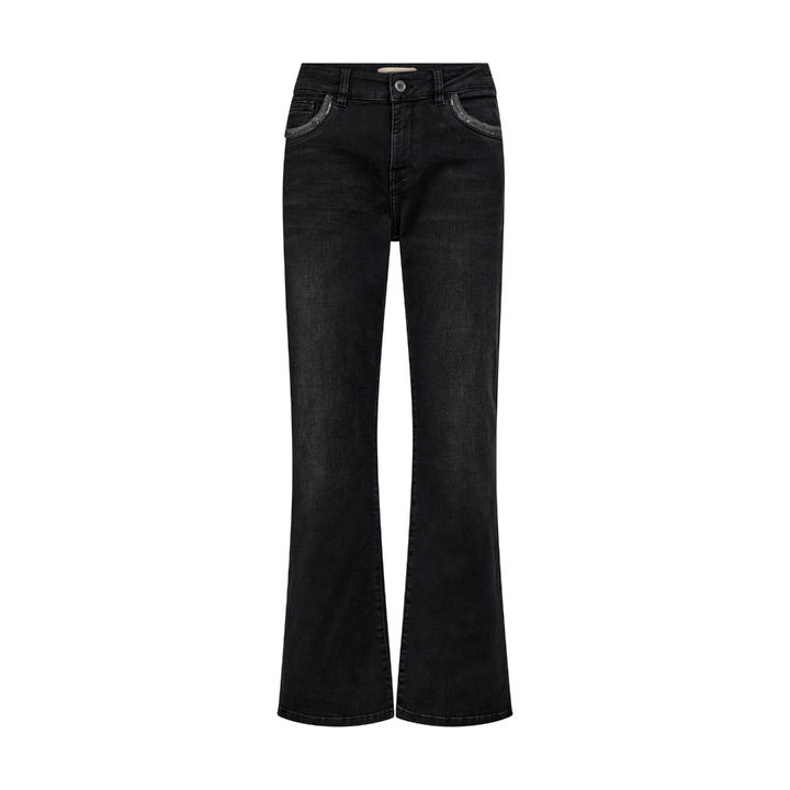 Mos Mosh MMCecilia Perla Jeans - Dark Grey, Ankle