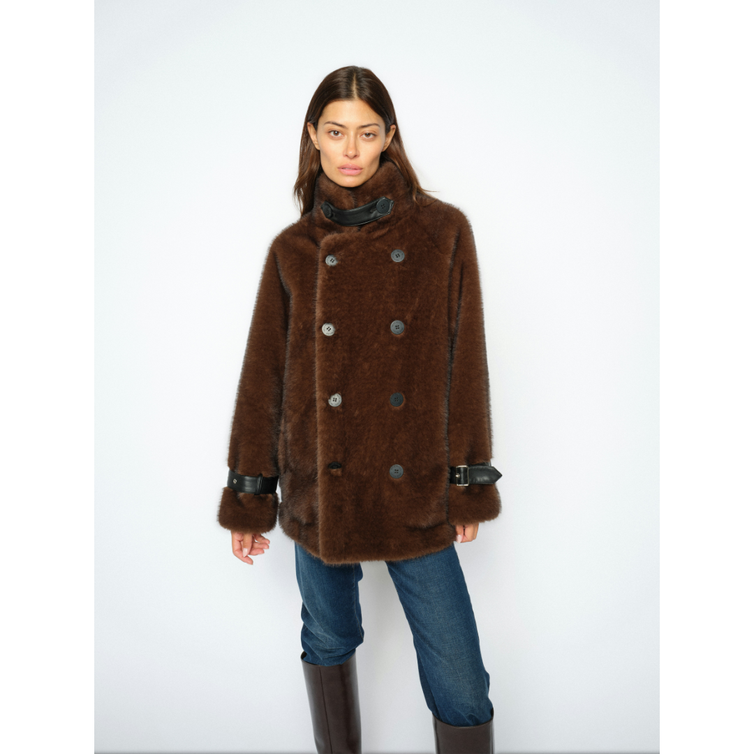 Mos Mosh MMNanette Faux Fur Jakke - Delicioso