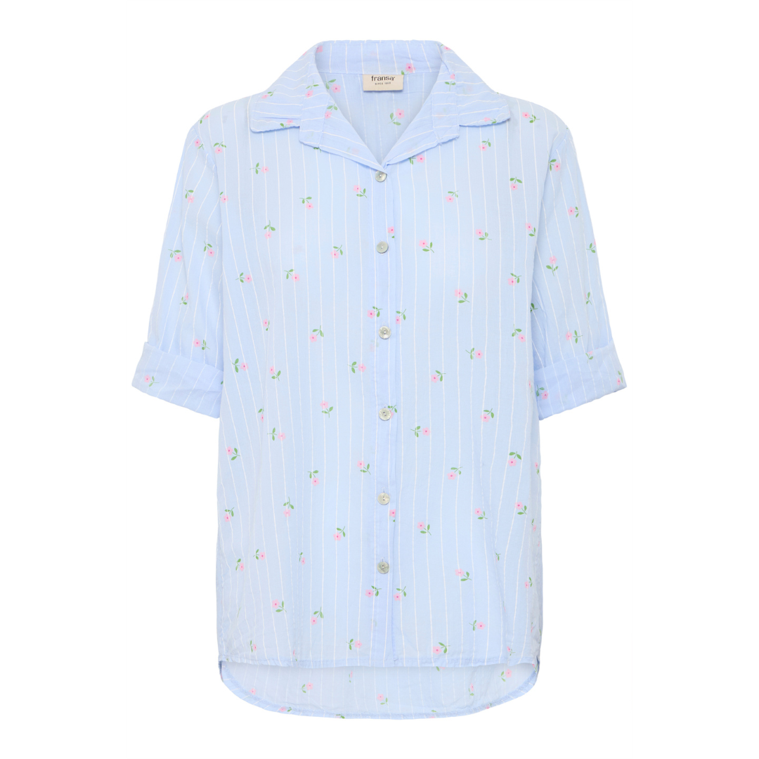 Fransa FRJULIETTA SH 1 Skjorte - Cashmere Blue Flower - Butik VIVI