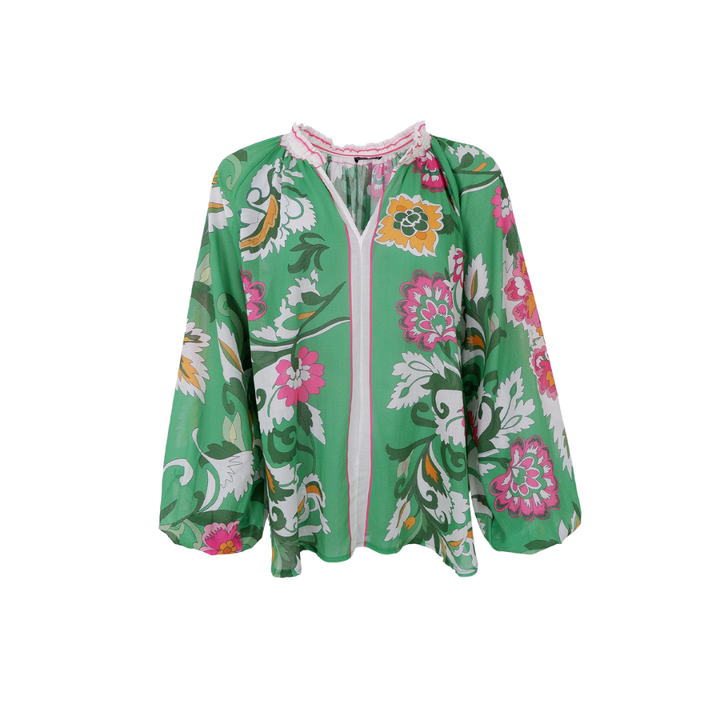Black Colour BCELVIRA Bluse - Green - Butik VIVI