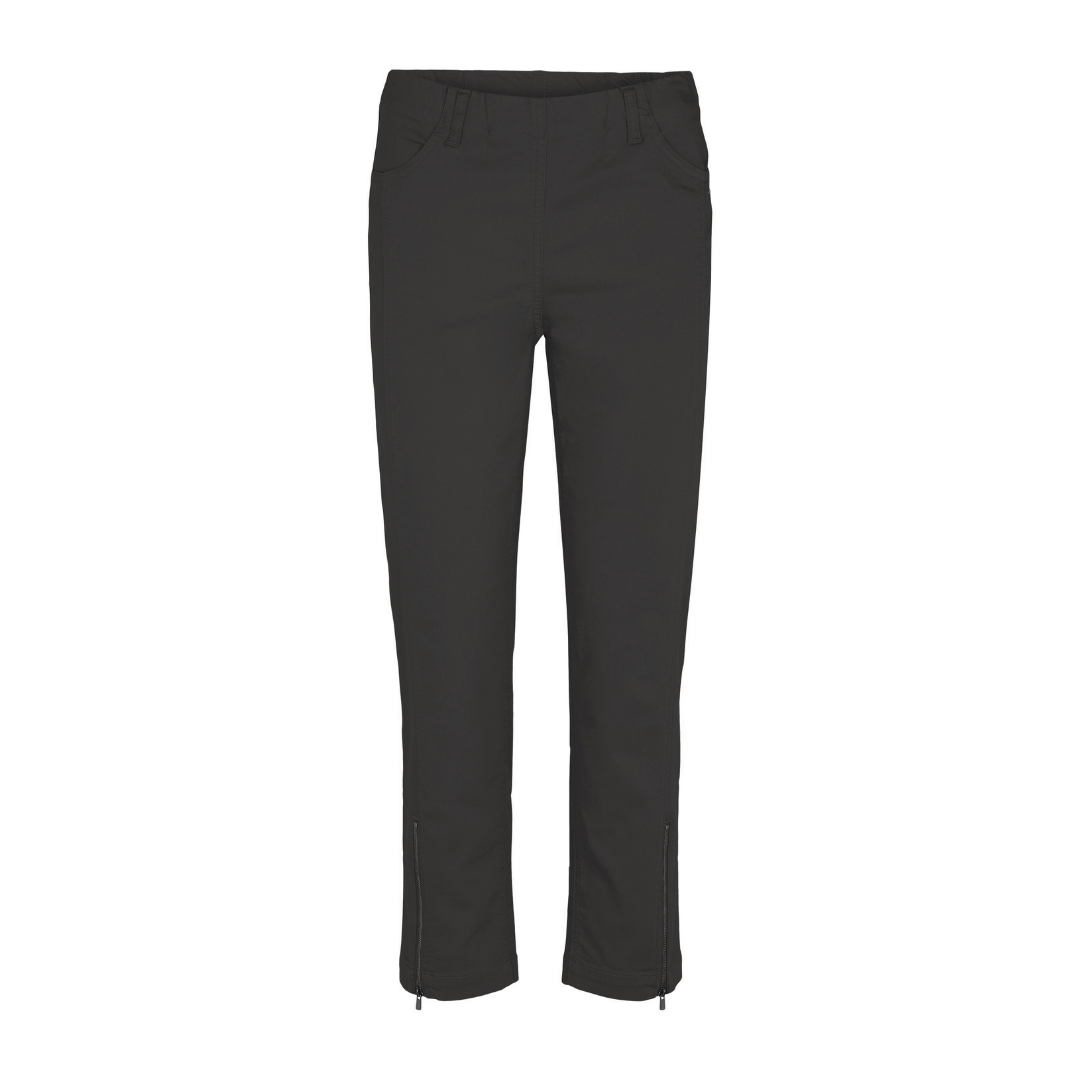Laurie Piper Regular Cropped Bukser - Black - Butik VIVI