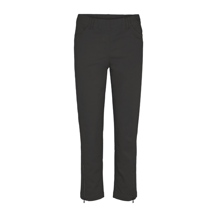 Laurie Piper Regular Cropped Bukser - Black - Butik VIVI