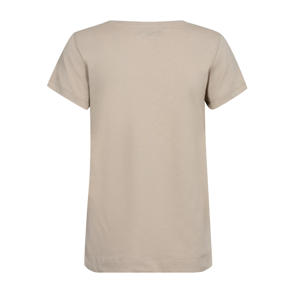 Mos Mosh Zibby O-SS T-shirt - Feather Grey - Butik VIVI