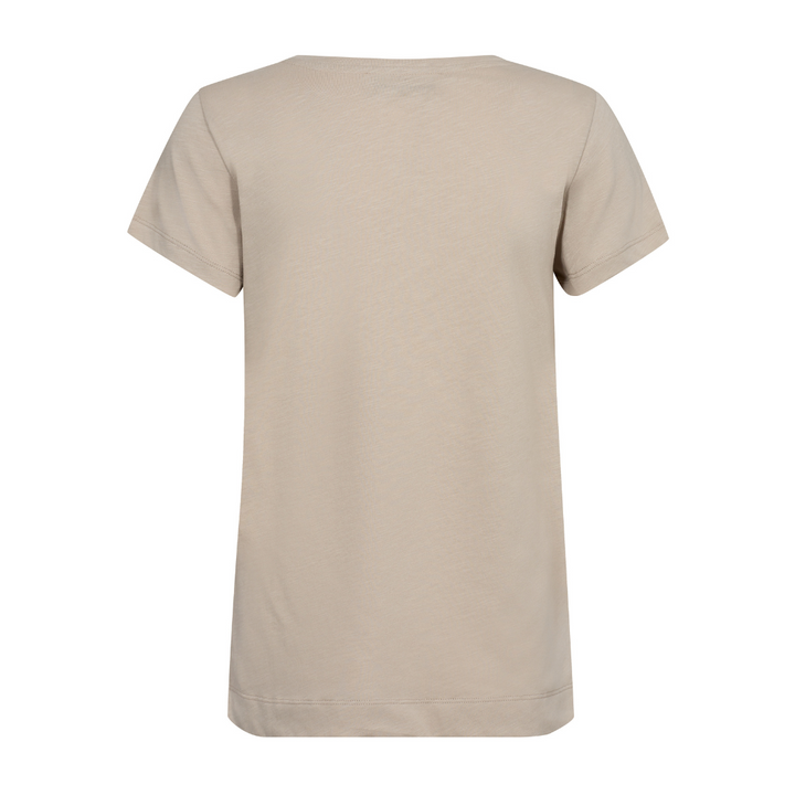 Mos Mosh Zibby O-SS T-shirt - Feather Grey - Butik VIVI