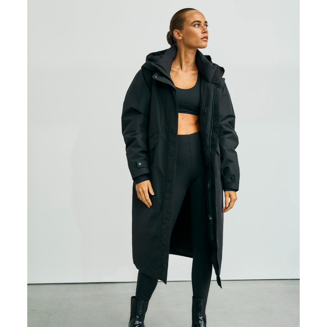 WithBlack WBLBrooklyn Function Parka Jakke - Black