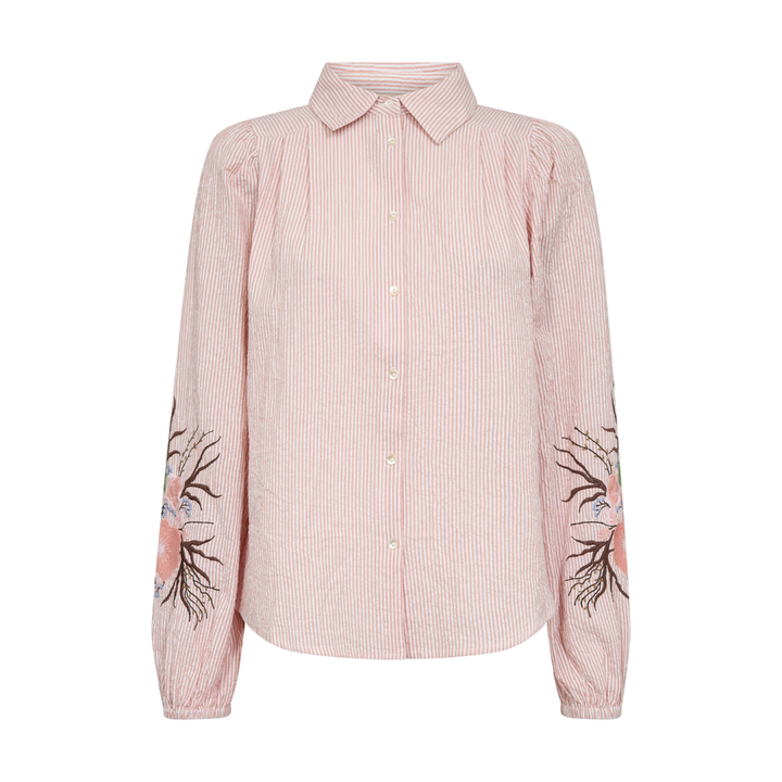 Mos Mosh MMCiu Oxfo Skjorte - Peachy - Butik VIVI