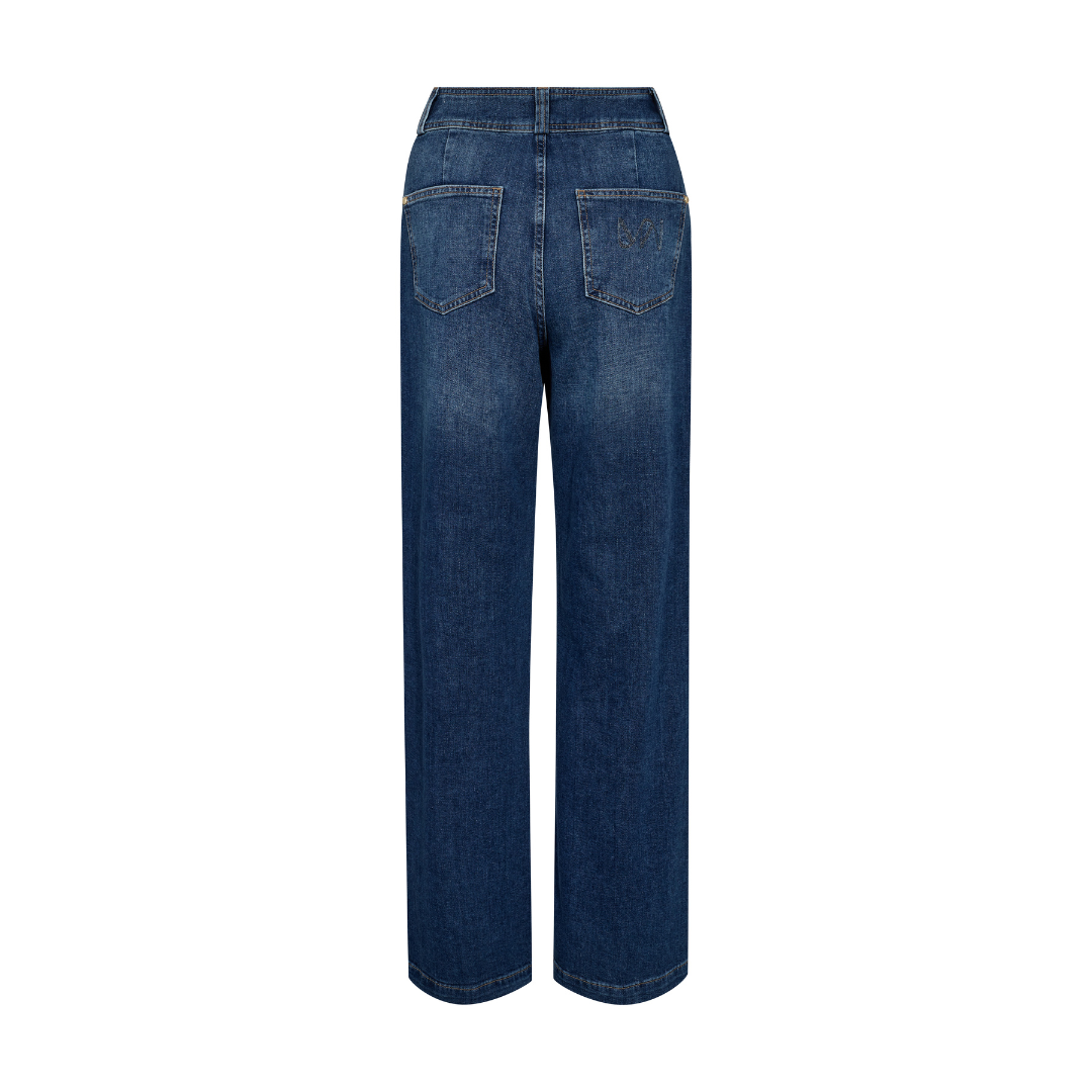 Mos Mosh MMCandia Peach Jeans - Dark Blue, Long