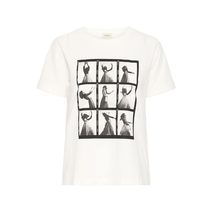 Fransa FRNEVEAH T-shirt 1 - blanc de blanc mix