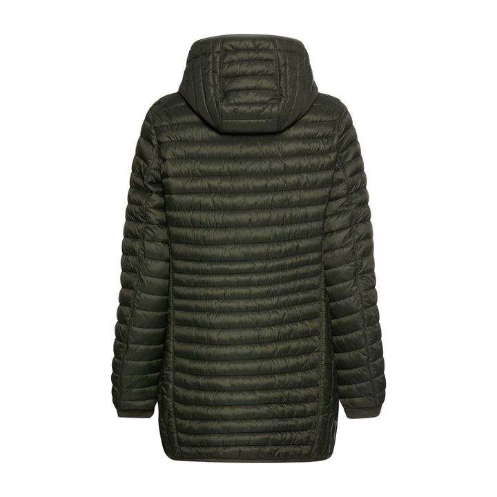 Camel Active Water-repellent quilted jacket with zip pockets Jakke - Forest - Butik VIVI