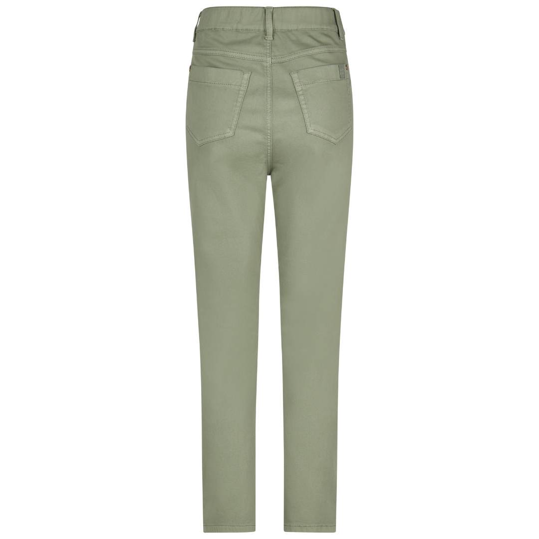 Anna Montana Dora Comfort Flexi 7/8 Porto Bukser - Light Olive - Butik VIVI