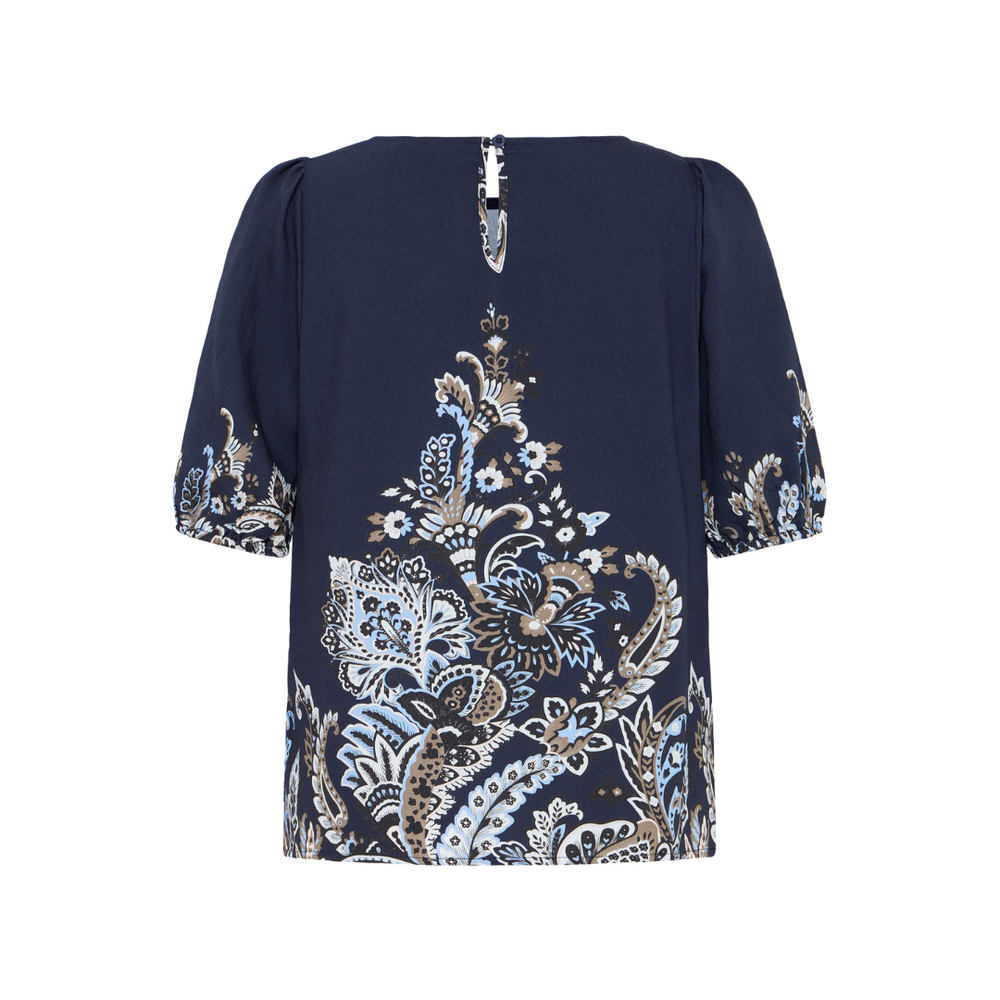 Fransa FRADARA BL 4 Bluse - Navy Blazer Paisley - Butik VIVI