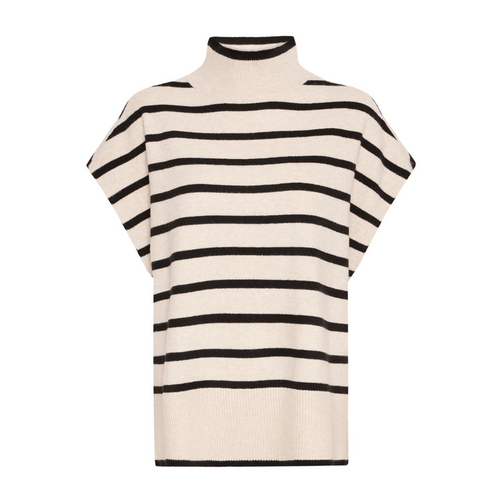 Fransa FRBITTE Poncho 1 - limestone melange mix