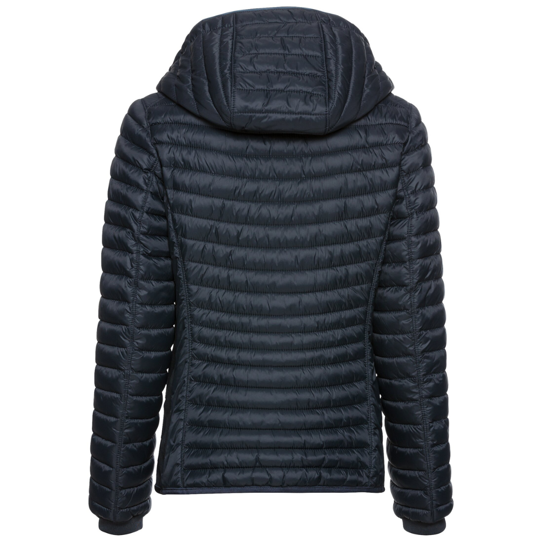 Camel Active Quiltet Kort Letvægts Jakke - Navy - Butik VIVI