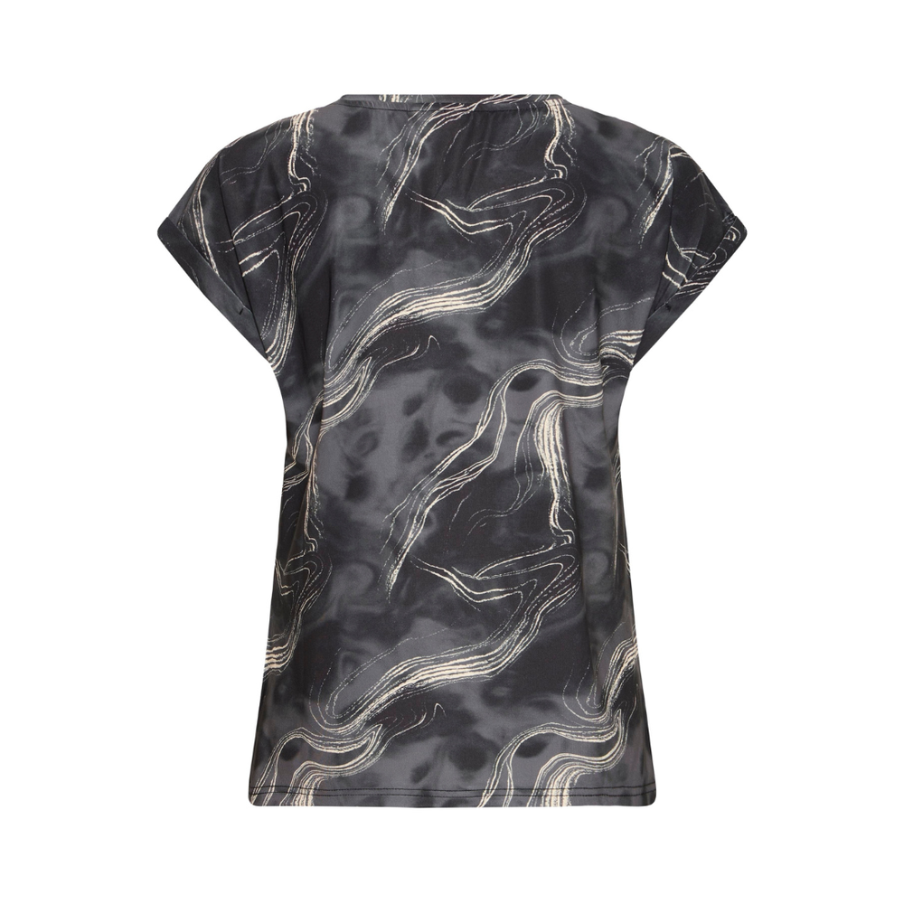 Fransa FRSEEN TEE 1 T-Shirt - gray pin watercolour - Butik VIVI