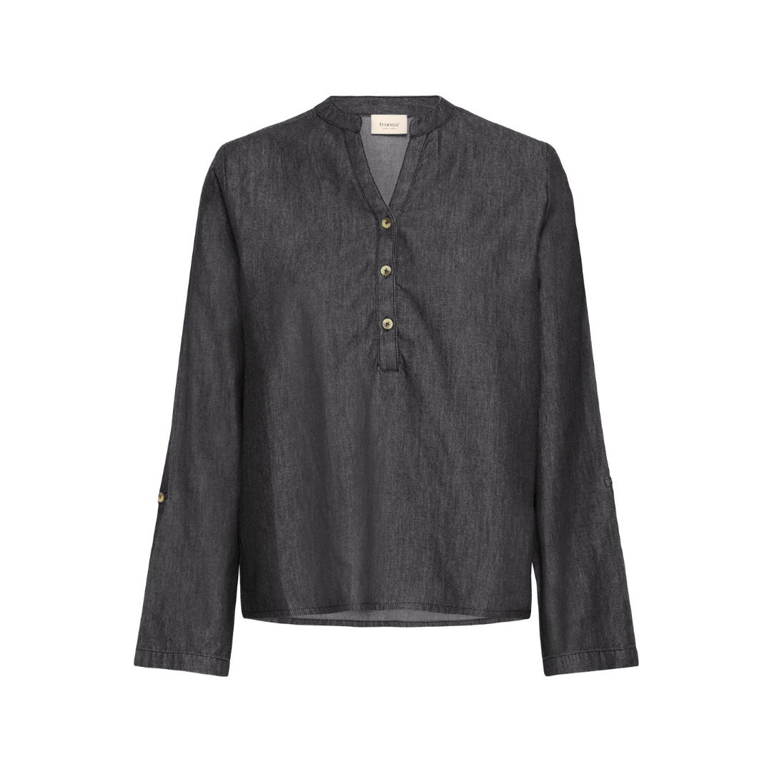 Fransa FRVILDA BL 1 Bluse - Black Denim