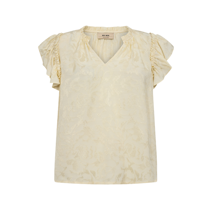 Mos Mosh MMTea Vito Bluse - Lemon Icing - Butik VIVI