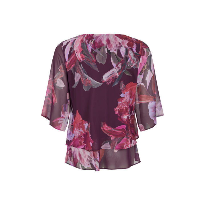 Molly Jo 7482 Bluse - Vinrød