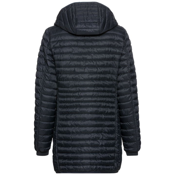 Camel Active Quiltet Lang Jakke - Navy - Butik VIVI