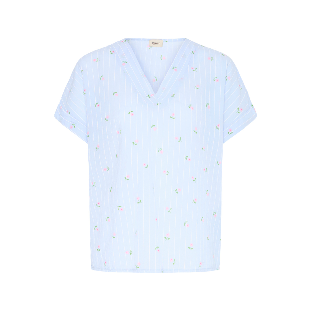 Fransa FRJULIETTA BL 1 Top - Cashmere Blue Flower - Butik VIVI