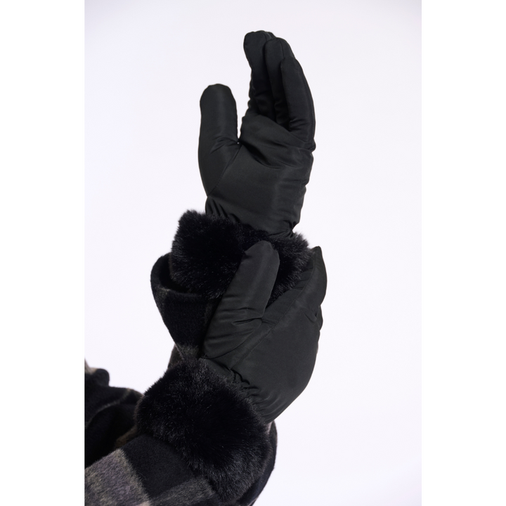 Rino & Pelle Omaire Handsker - Sort